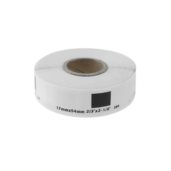 Etykiety Specmark DK-11204 17 x 54 mm 400 szt. / papierowe / bez uchwytu / do drukarek Brother QL