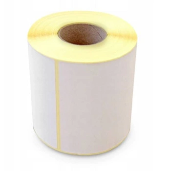 Etykiety termotransferowe papierowe 65mm x 100mm 500szt średnica gilzy fi40