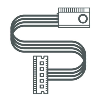 Kable danych i zasilania głowicy / do drukarek etykiet Zebra ZT510