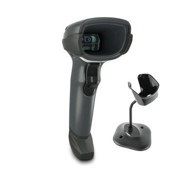 Czytnik kodów kreskowych Zebra DS4608-HD / 2D / USB / czarny / z podstawką
