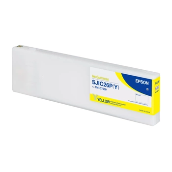Tusz Epson SJIC26P(Y) yellow / do drukarek Epson ColorWorks C7500