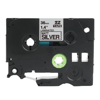 Taśma Specmark TZe-M961 36 mm x 8 m / srebrna matowa / czarny nadruk / do drukarek Brother P-touch