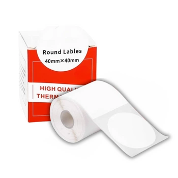 Etykiety Phomemo WY4040-180 fi 40 mm 180 szt. / okrągłe / do drukarek serii M