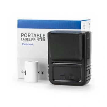 Mini drukarka etykiet Phomemo M120 czarna 203dpi / do 50 mm / PC / Mac / Smartfon / BT / USB