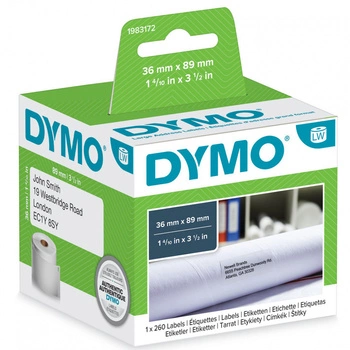 Etykiety DYMO LW 99012 36mm x 89mm 260 szt. / do drukarki etykiet DYMO LabelWriter
