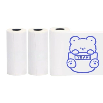 Taśma Phomemo Q12-RMBW 53 mm x 5 m / bez kleju / niebieska / czarny nadruk / 3 szt. do drukarki Phomemo T02