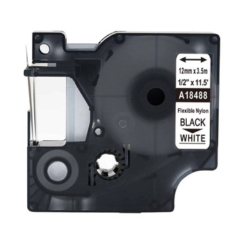 Taśma nylonowa Specmark Rhino 18488 12 mm x 3,5 m / do drukarek DYMO D1
