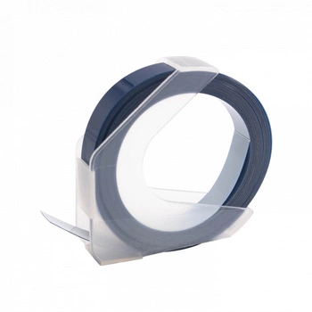 Taśma Specmark S0898260 9 mm x 3 m / ciemno niebieska / do wytłaczarki DYMO Omega