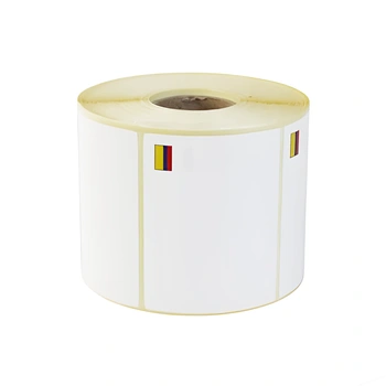 Etykiety termotransferowe 1000 szt. z flagą Kolumbia 90 mm x 70 mm Specmark / gilza fi 40 mm