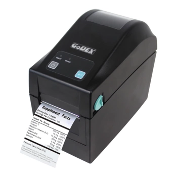 Drukarka etykiet GoDEX DT200 203 dpi / do 54 mm / PC / Mac / USB / Ethernet / RS232