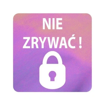 Etykieta plomba kameleon Specmark 12 x 12 mm 250 szt. / wielokolorowa / biały nadruk / gilza fi40