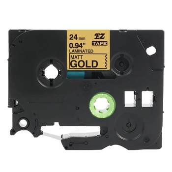 Taśma Specmark TZe-MQ851 24 mm x 5 m / matowe złoto / czarny nadruk / do drukarek Brother P-touch