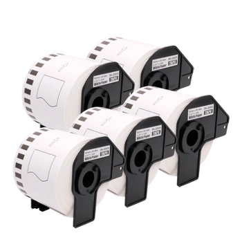 Taśma Specmark DK-22205 62 mm x 30,48 m / do drukarek Brother QL / zestaw 5 szt.