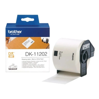 Etykiety Brother DK-11202 62 mm x 100 mm 300 szt. / do drukarki etykiet Brother QL
