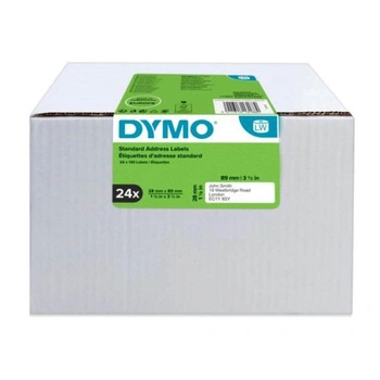 Etykiety DYMO LW S0722360 28 x 89 mm 130 szt. / do drukarek etykiet DYMO LabelWriter / zestaw 24 szt.