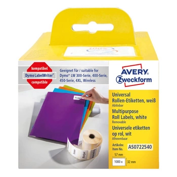 Etykiety Avery Zweckform 32 x 57 mm AS0722540
