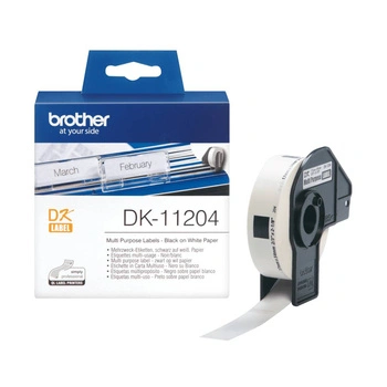 Etykiety Brother DK-11204 17 x 54 mm 400 szt. / papierowe / do drukarek Brother QL