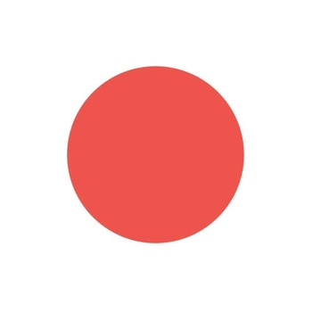 Etykiety termiczne Specmark fi 34 mm 2000 szt. / papierowe / okrągłe / czerwone / gilza fi40