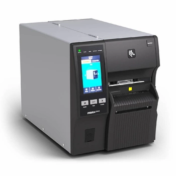 Drukarka etykiet Zebra ZT411T termotransferowa 203 dpi / do 104 mm / PC / Mac / Smartfon / BT4.1 / USB / USB HOST / Ethernet / RS232 / RFID / MFI / UHF / ON-METAL
