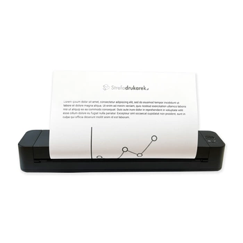 Przenośna drukarka A4 AIMO P832 termotransferowa 300dpi / do 210mm / PC / Mac / Smartfon / BT / USB