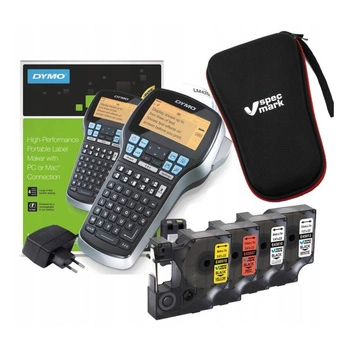 Drukarka etykiet DYMO LabelManager 420P 180 dpi / do 19 mm / PC / USB / z 5 szt. taśm D1 i etui w zestawie