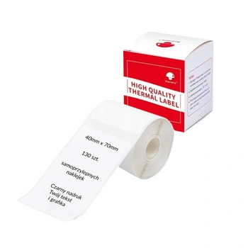 Etykiety Phomemo WP4070-130 40 x 70 mm 130 szt. / do drukarek serii M