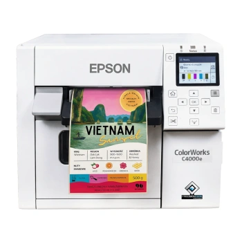 Drukarka etykiet Epson ColorWorks C4000e (bk) 1200 dpi / do 108 mm / PC / Mac / USB / Ethernet