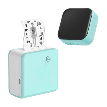 Mini drukarka Phomemo M02X / 203 DPI / do 50mm / Smartfon / Mac / BT / Zielona