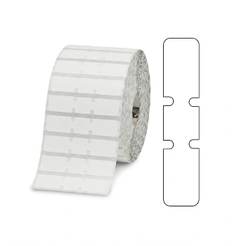 Etykiety termiczne Zebra 56 x 13 mm 3510 szt.  / jubilerskie / polipropylenowe / z perforacją / gilza fi40