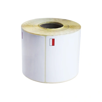 Etykiety termiczne 1000 szt. z flagą Polska 90 mm x 70 mm Specmark / gilza fi 40 mm