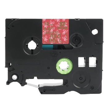 Taśma Specmark TZe-MPCA34 12 mm x 8 m / dzwonki / złoty nadruk / ozdobna / do drukarek Brother P-touch