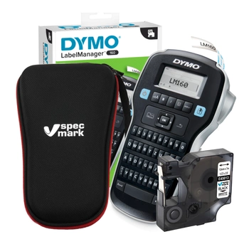 Drukarka etykiet DYMO LabelManager 160 180dpi / do 12 mm / w zestawie z etui