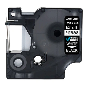 Taśma Specmark Durable D1-1978365 12 mm x 5,5 m / czarna / biały / do drukarek DYMO D1