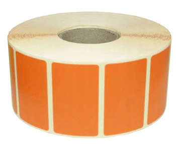 Etykiety termiczne Specmark 32 x 25 mm 2000 szt. / papierowe / pomarańczowe / gilza fi40