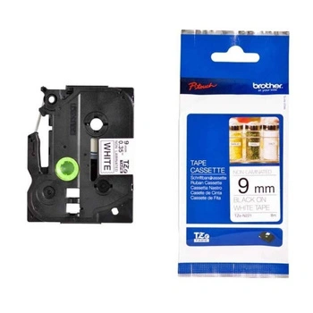 Taśma Brother TZe-N221 9 mm x 8 m / nielaminowana / do drukarek Brother P-touch