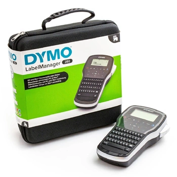 Drukarka etykiet DYMO LabelManager 280 180 dpi / do 12 mm / PC / Mac / USB / bez taśmy / z walizką w zestawie