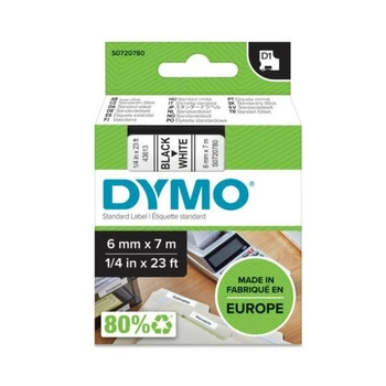 Taśma DYMO D1-43613 6 mm x 7 m / do drukarek DYMO D1