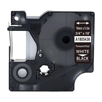 Taśma winylowa Specmark Rhino 1805436 19 mm x 5,5 m / do drukarek DYMO D1