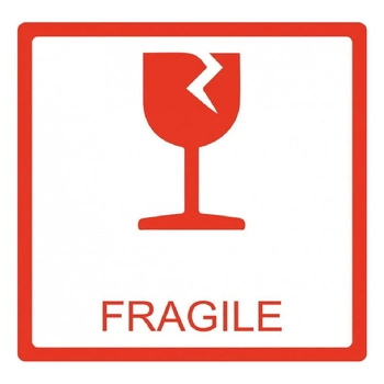 Etykiety termotransferowe Specmark 85 x 85 mm 500 szt. / ostrzegawcze / KIELISZEK / gilza fi40