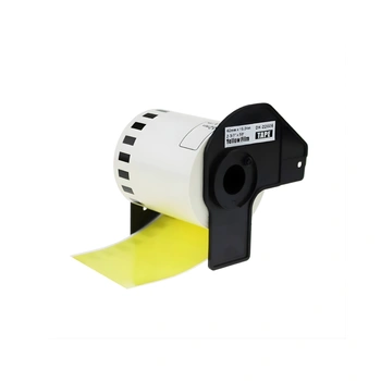 Taśma Specmark DK-22606 62 mm x 15,24 m / folia / żółta / czarny nadruk