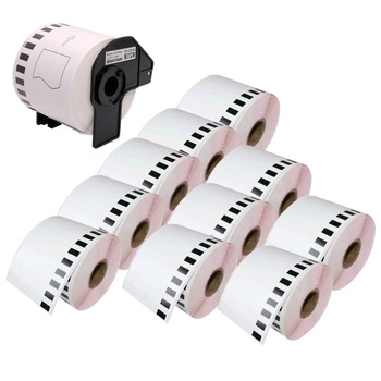 Taśma Specmark DK-22205 62 mm x 30,48 m / do drukarek Brother QL / zestaw 11 szt.