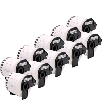 Taśma Specmark DK-22205 62mm x 30,48mm / do drukarki etykiet Brother QL / zestaw 10 szt.