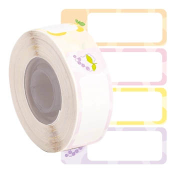 Etykiety Phomemo DCP1440-160A1 14 x 40 mm 160 szt. / papierowe / wzór w warzywa / czarny nadruk / mocny klej / do drukarki D30S