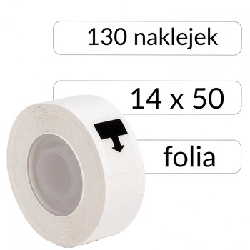 Etykiety Phomemo DP1450-130 14 x 50 mm 130 szt. / papierowe / mocny klej / do drukarki D30