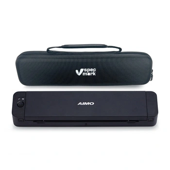 Przenośna drukarka termotransferowa A4 AIMO P832 300 dpi / do 210 mm / PC / Mac / Smartfon / BT / USB / z walizką w zestawie