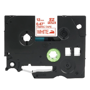 Taśma Specmark TZe-FA3R 12 mm x 3 m / biała / czerwony nadruk / do naprasowania / do drukarek Brother P-touch