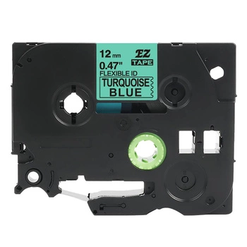 Taśma Specmark TZe-FXT531 12 mm x 8 m / flexi elastyczna / turkusowa / czarny nadruk / do drukarek Brother P-touch
