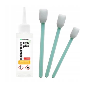 Uniwersalny zestaw do czyszczenia drukarek / IPA 100 ml + 3 patyczki bezpyłowe