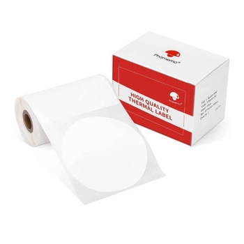 Etykiety Phomemo WY7070-110 fi 70 mm 110 szt. / okrągłe / do drukarek serii M