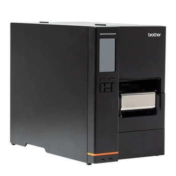 Drukarka etykiet Brother TJ 4522TN termiczna i termotransferowa 300 dpi / do 114 mm / LCD dotykowy / PC / Mac / USB / USB HOST / Ethernet / RS232 / z nawijak wew. w zestawie